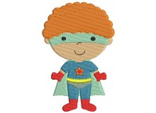 Stickdatei - Kleiner Superheld 3